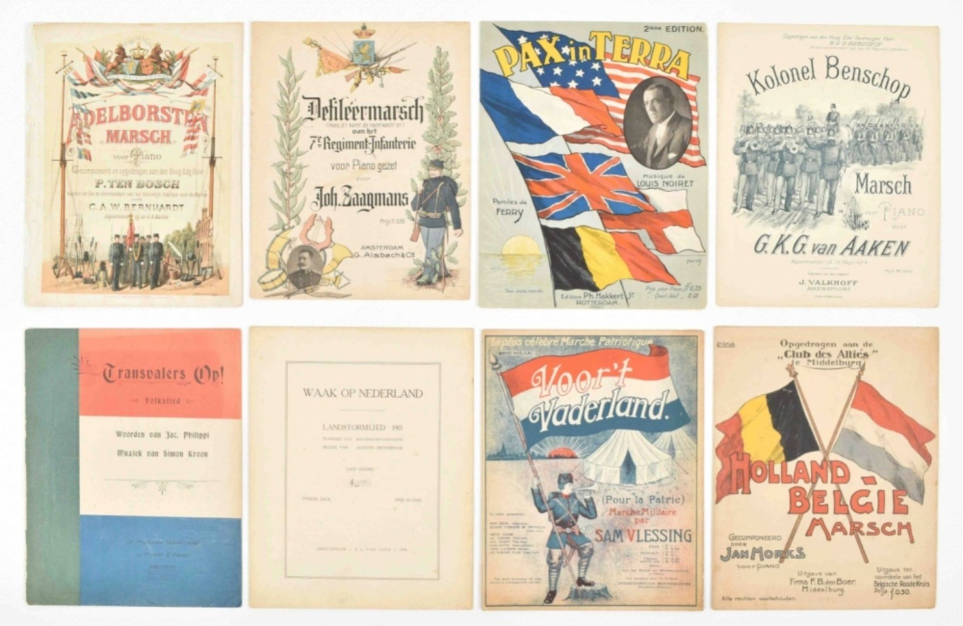 Collection of Dutch sheet music, ca. 1914-1918 - Image 4 of 10