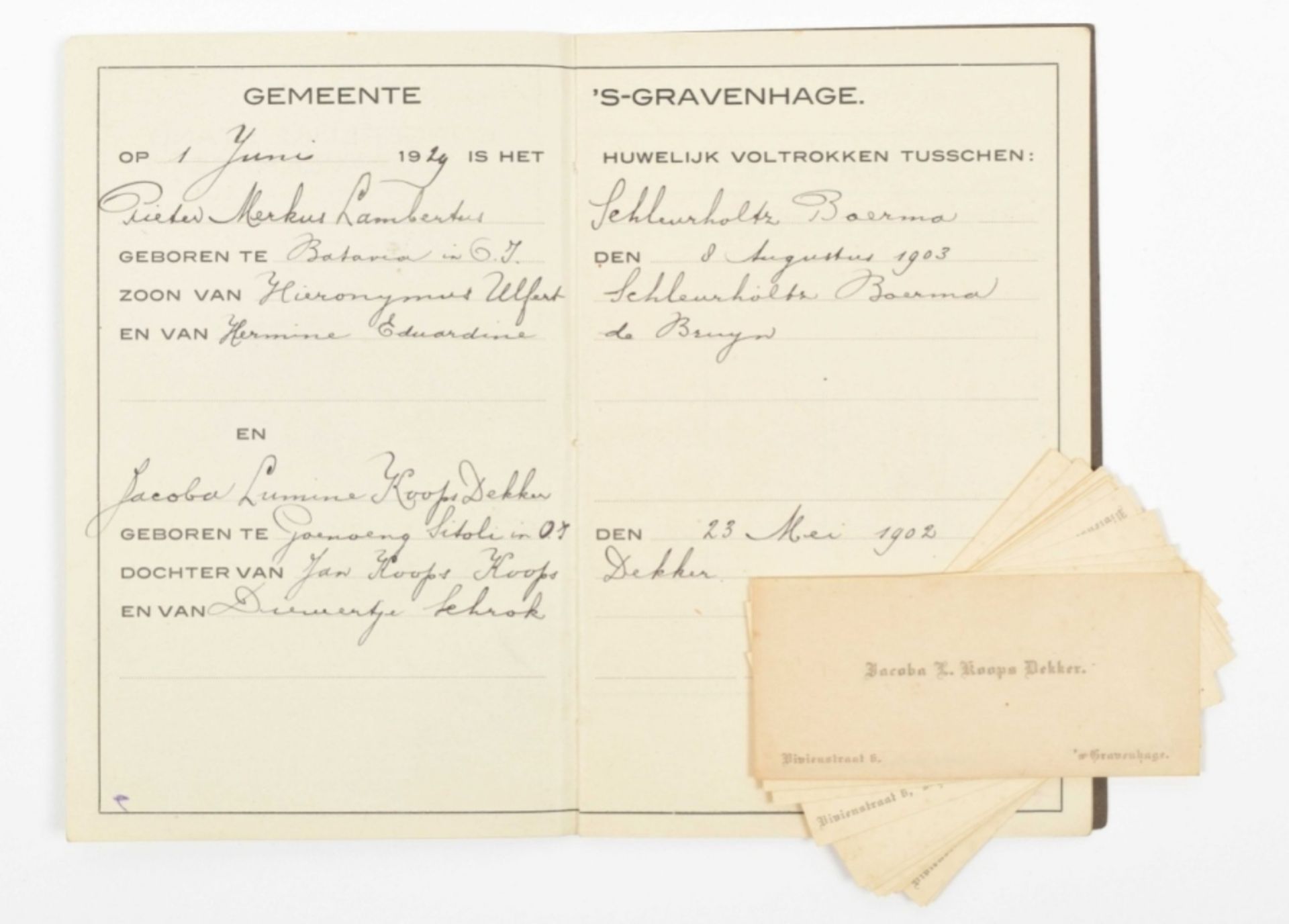 Family-archive Koops Dekker-Schrok/Schleurholtz Boerma-de Bruyn Prince - Image 3 of 10
