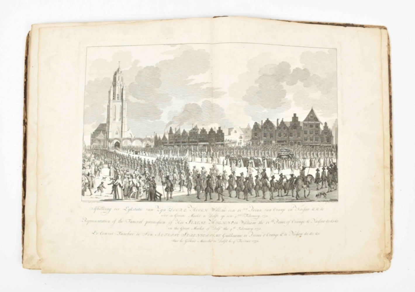 Collection of prints and print series concerning the death of William IV, Prince of Orange - Image 4 of 7