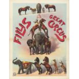 [Dogs. Elephants. Horses] Fillis Great Circus
