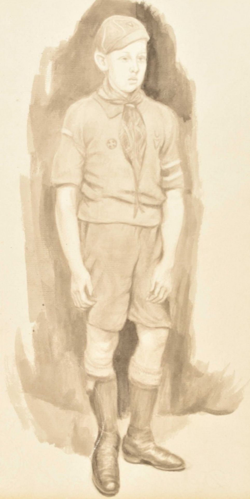 Moos Cohen (1901-1942). "Boyscout" - Image 3 of 6