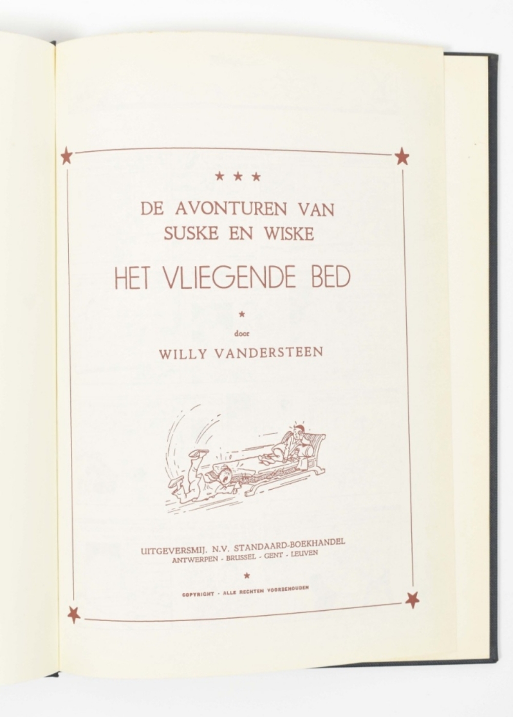 Willy Vandersteen. Suske en Wiske. Het Vliegende Bed - Image 3 of 5