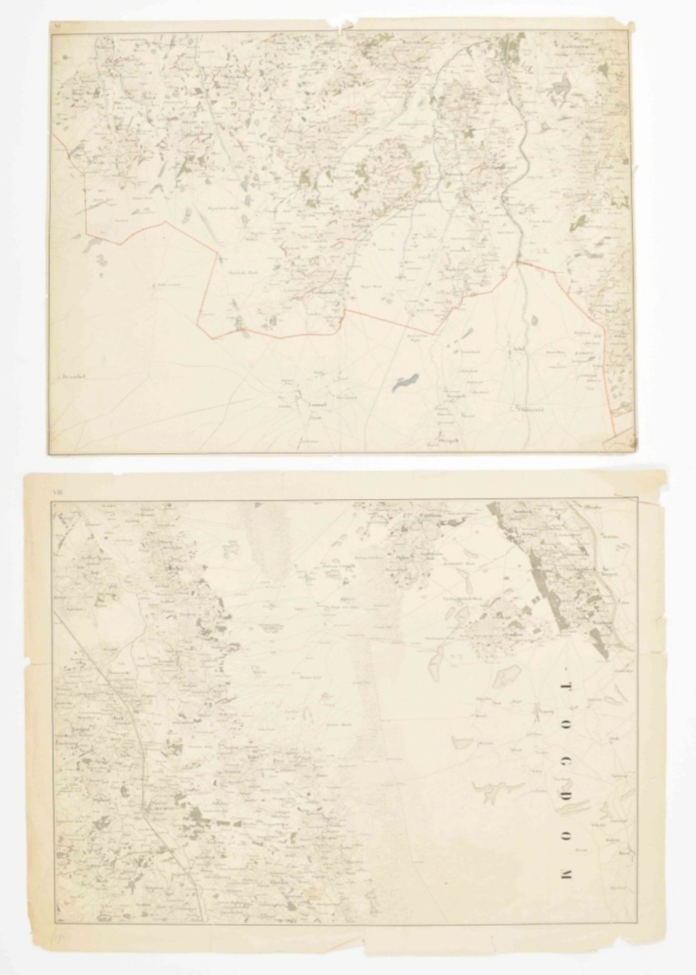 Ten maps: Brabantiae Ducatus in suas Praefecturas - Image 2 of 9