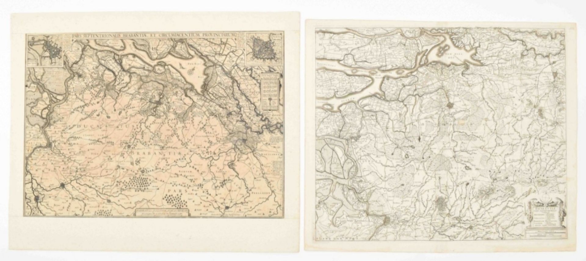 Three maps: Brabantiae pars septentrionalis - Image 2 of 7