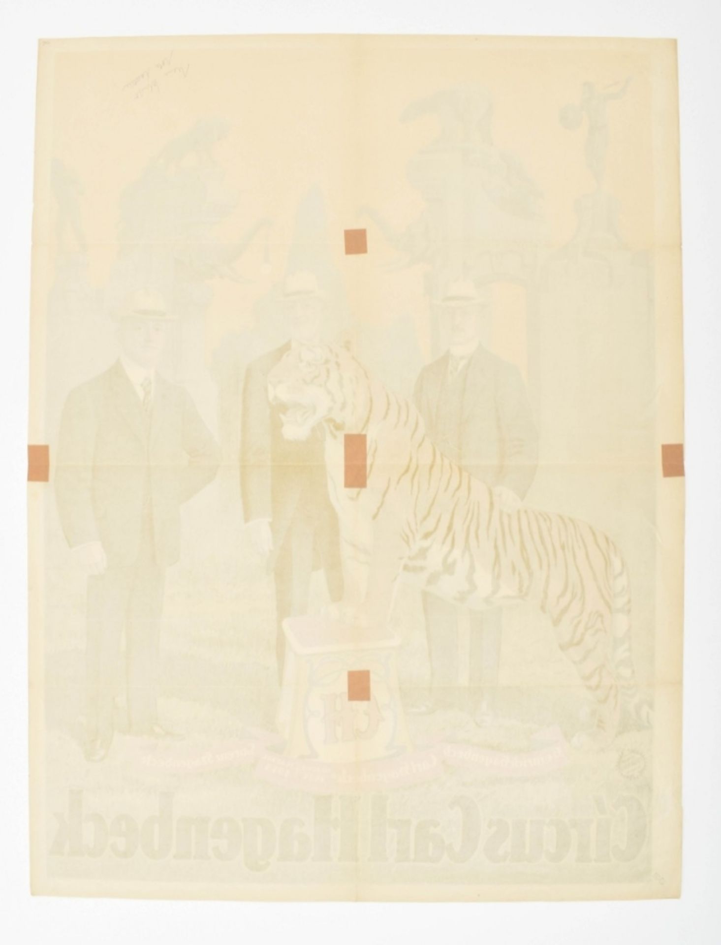 [Tigers. Hagenbeck] Heinrich Hagenbeck, Carl Hagenbeck, Lorenz Hagenbeck - Image 2 of 7