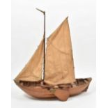 Historic model of a Dutch sailing vessel