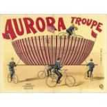 [Wall of death. Bicycle. USA] Aurora Troupe