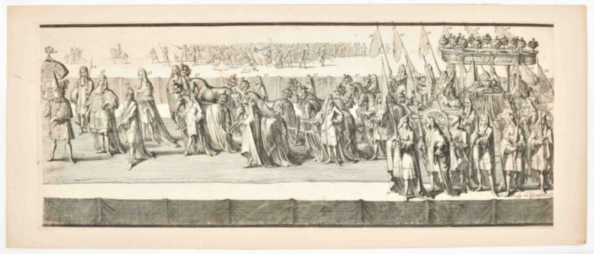 Romeyn de Hooghe (1662-1707). "Funeral procession of Mary Stuart, 1695" - Image 3 of 10