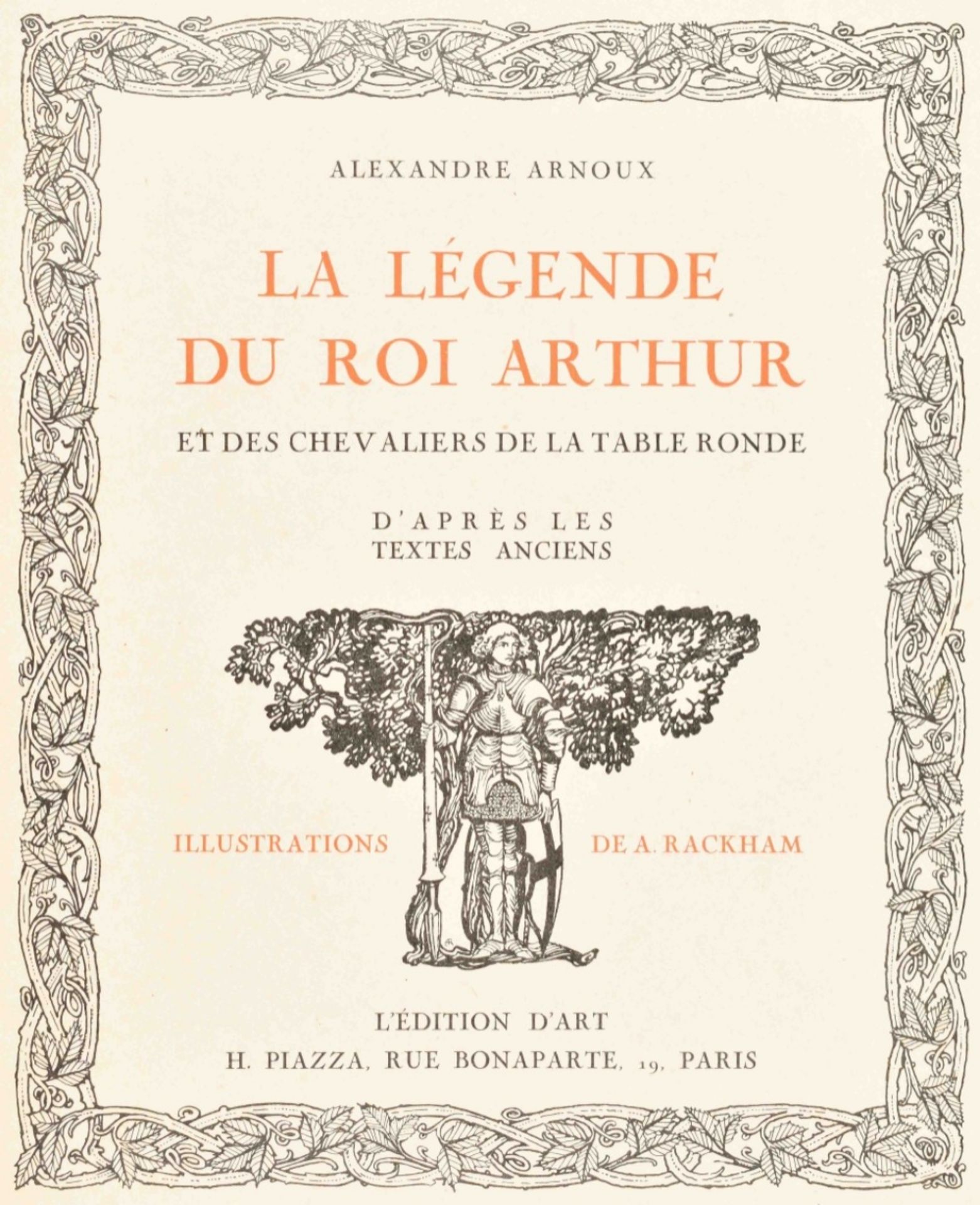 A. Arnoux. La légende du Roi Arthur - Bild 5 aus 5