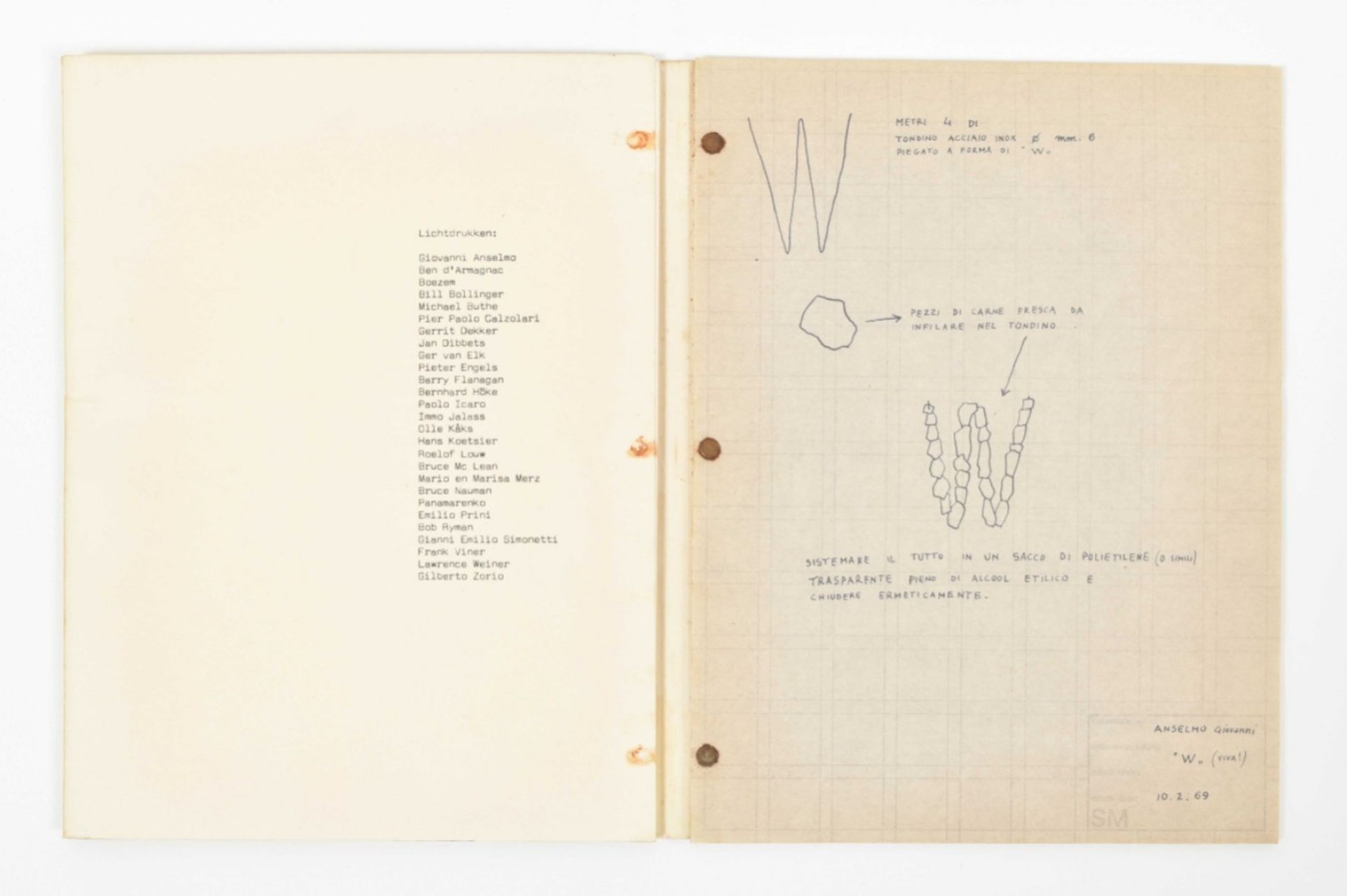 Op Losse Schroeven (1969) and Diagrams and Drawings (1972) - Bild 2 aus 7