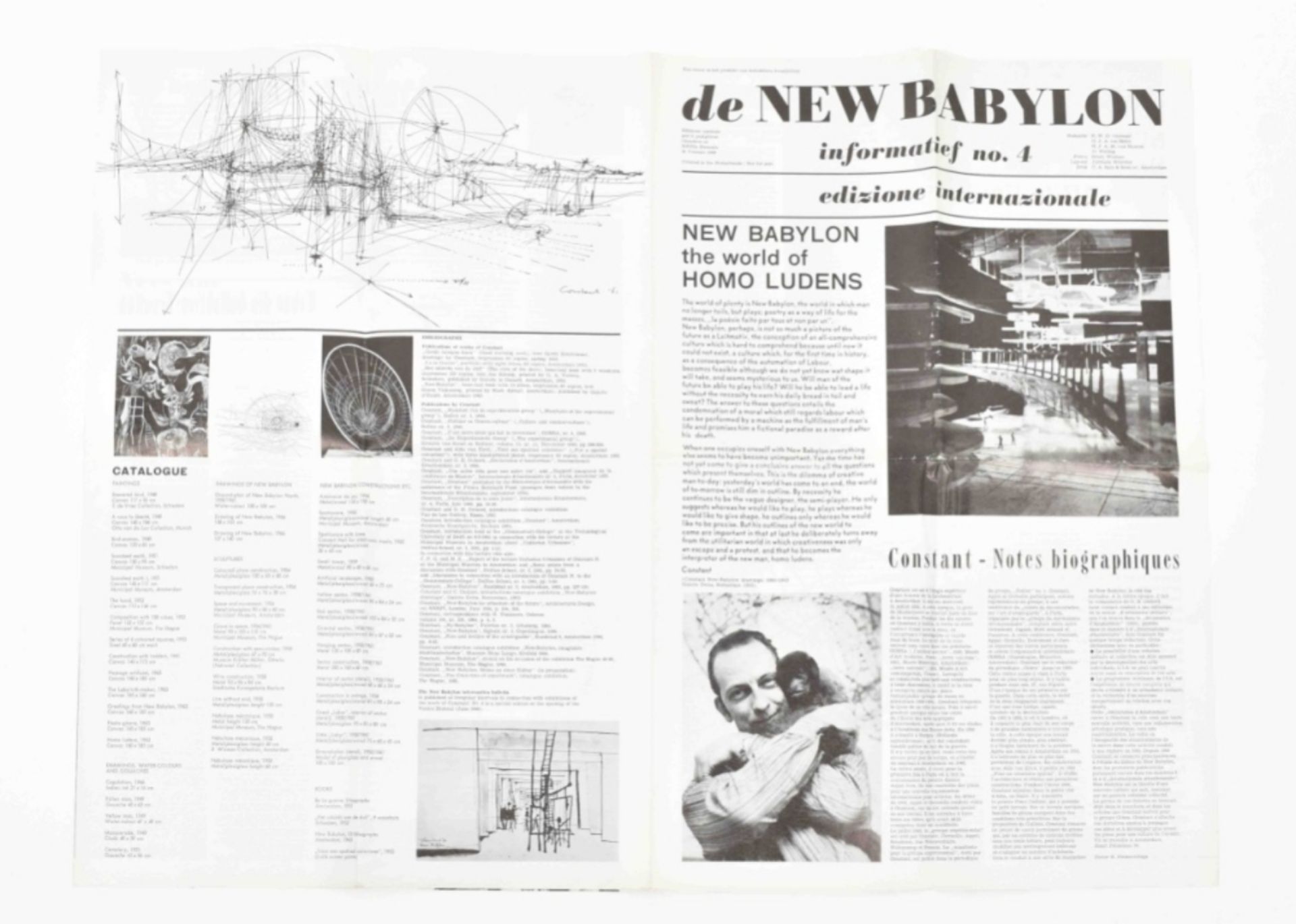 Constant, De New Babylon Informatief No.1- 4 (all published), 1965-1966 - Bild 6 aus 6