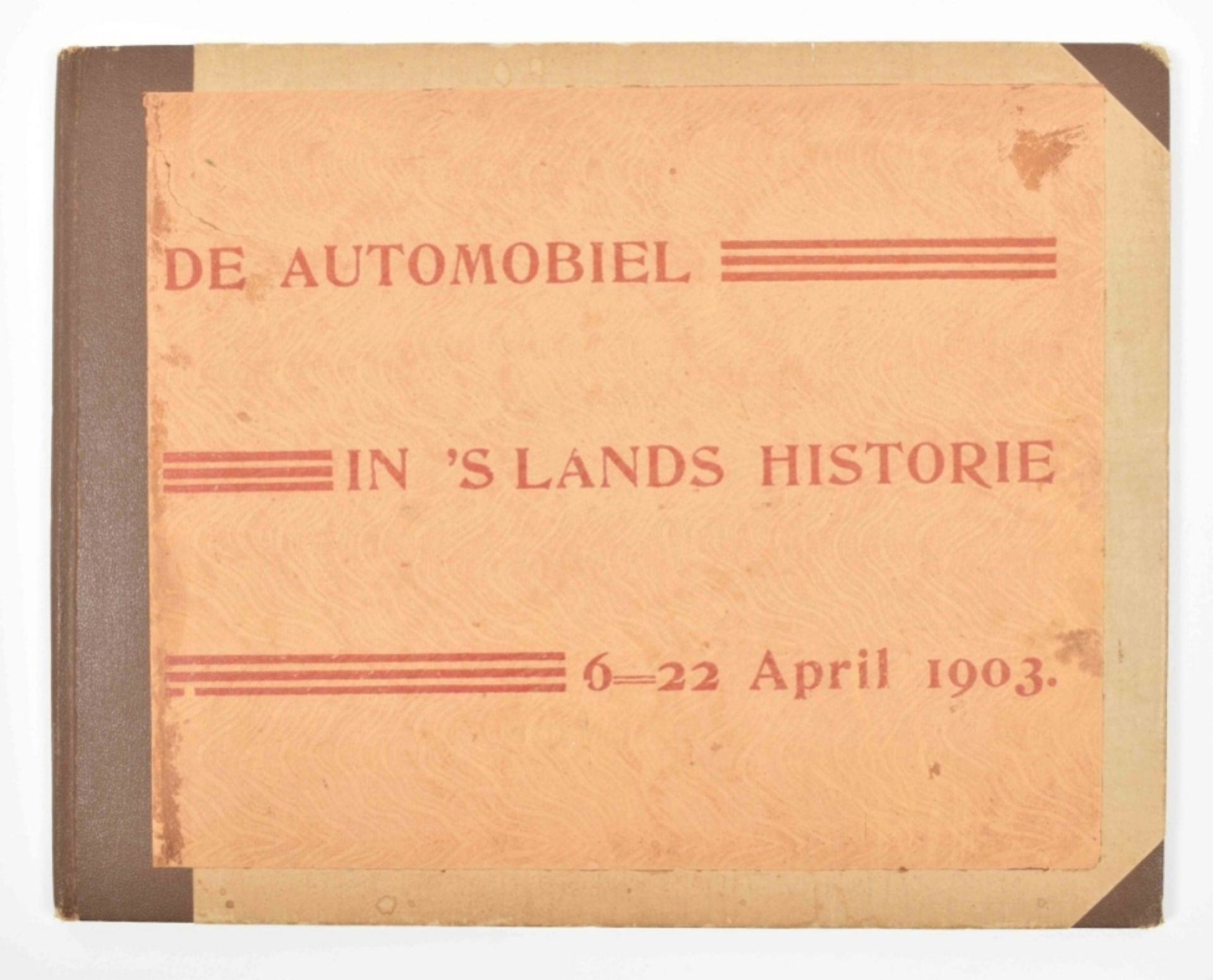 (B. Evert Lugard). De automobiel in 's lands historie 6-22 April 1903