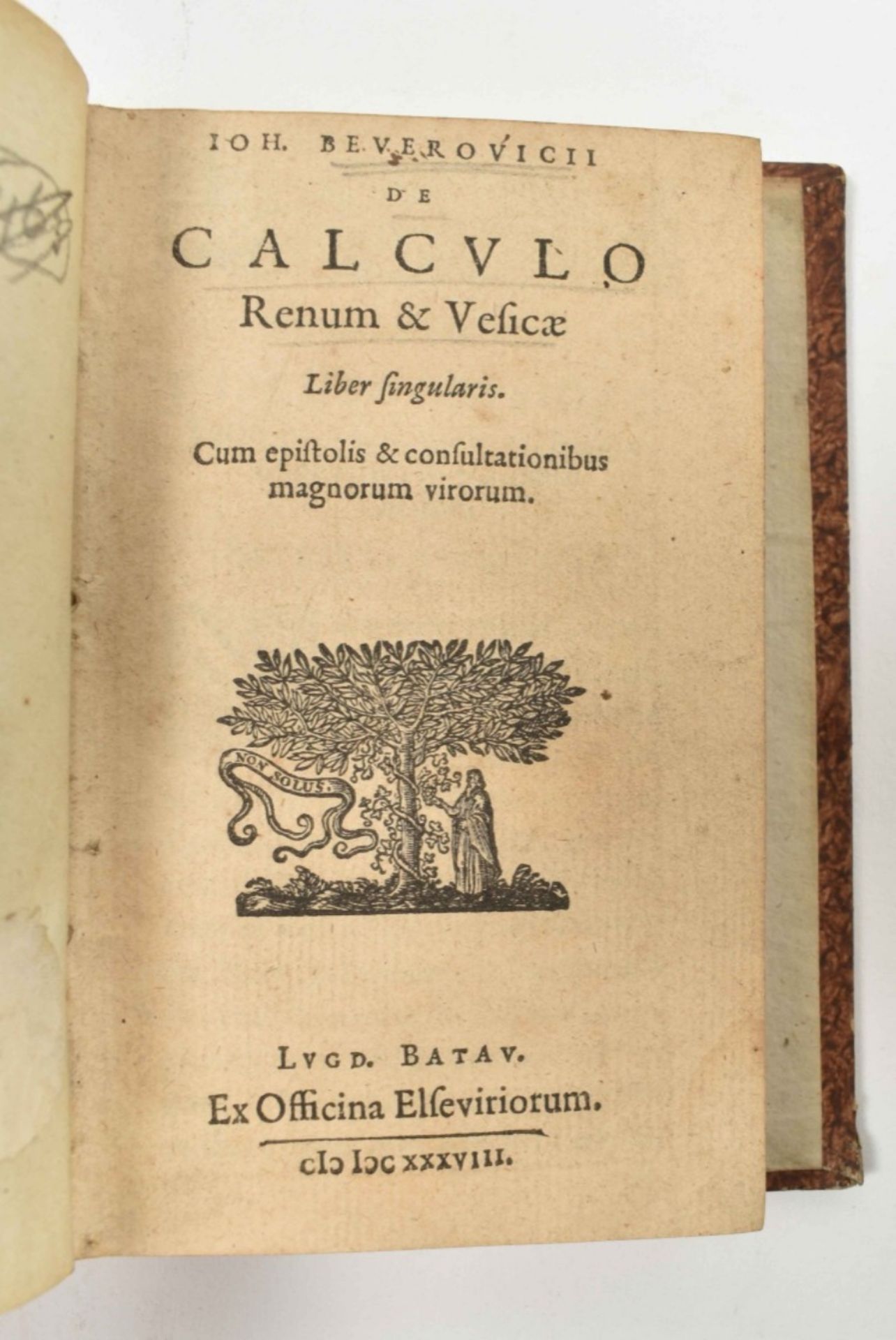 Four titles: Johan Beverwijk. De Calculo Renum & Vesicae - Image 3 of 4