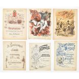 Collection of sheet music about fires and firemen
