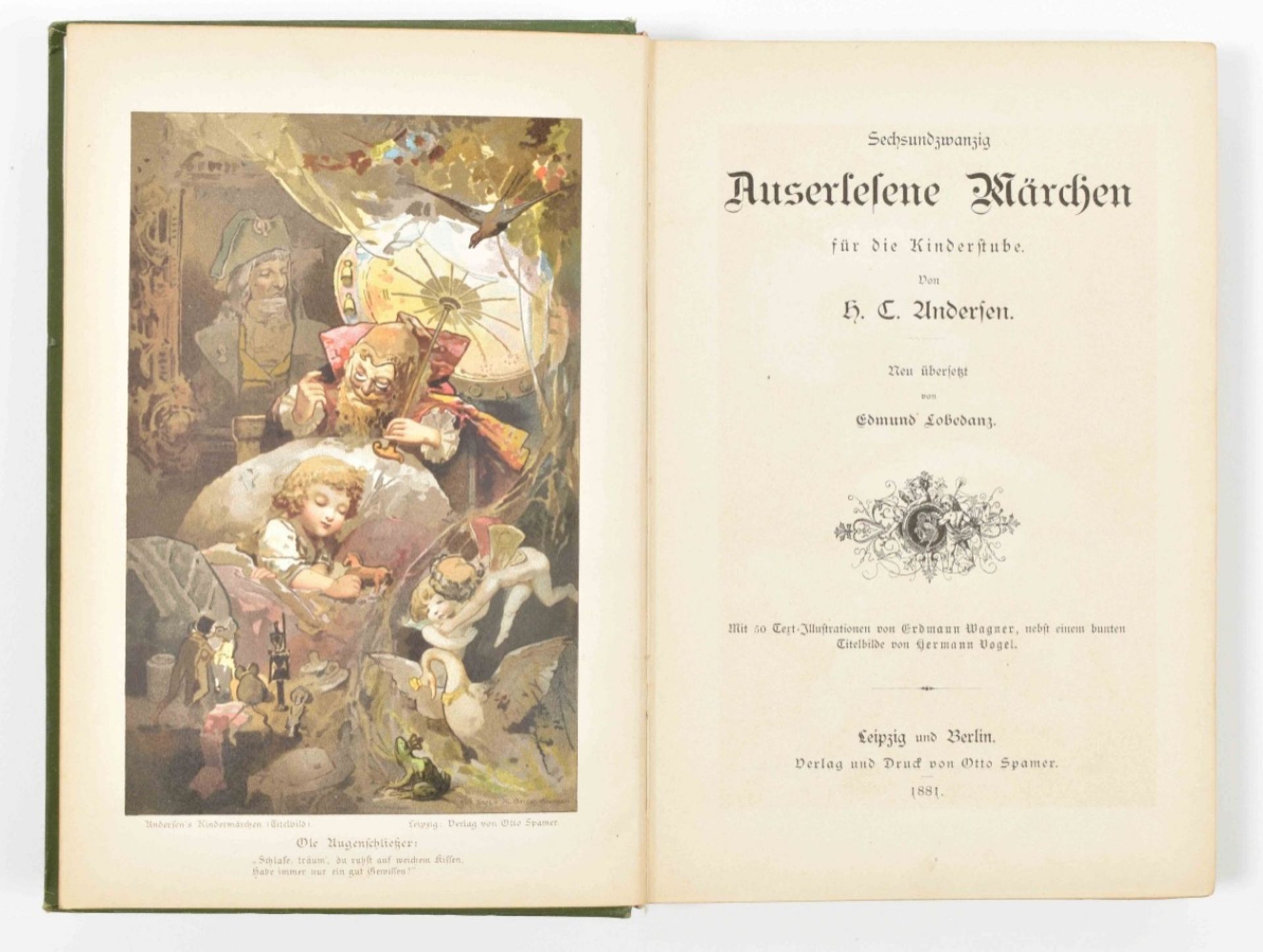 Nine German titles: H.C. Andersen. Sechsundzwanzig auserlesene Märchen - Image 3 of 4