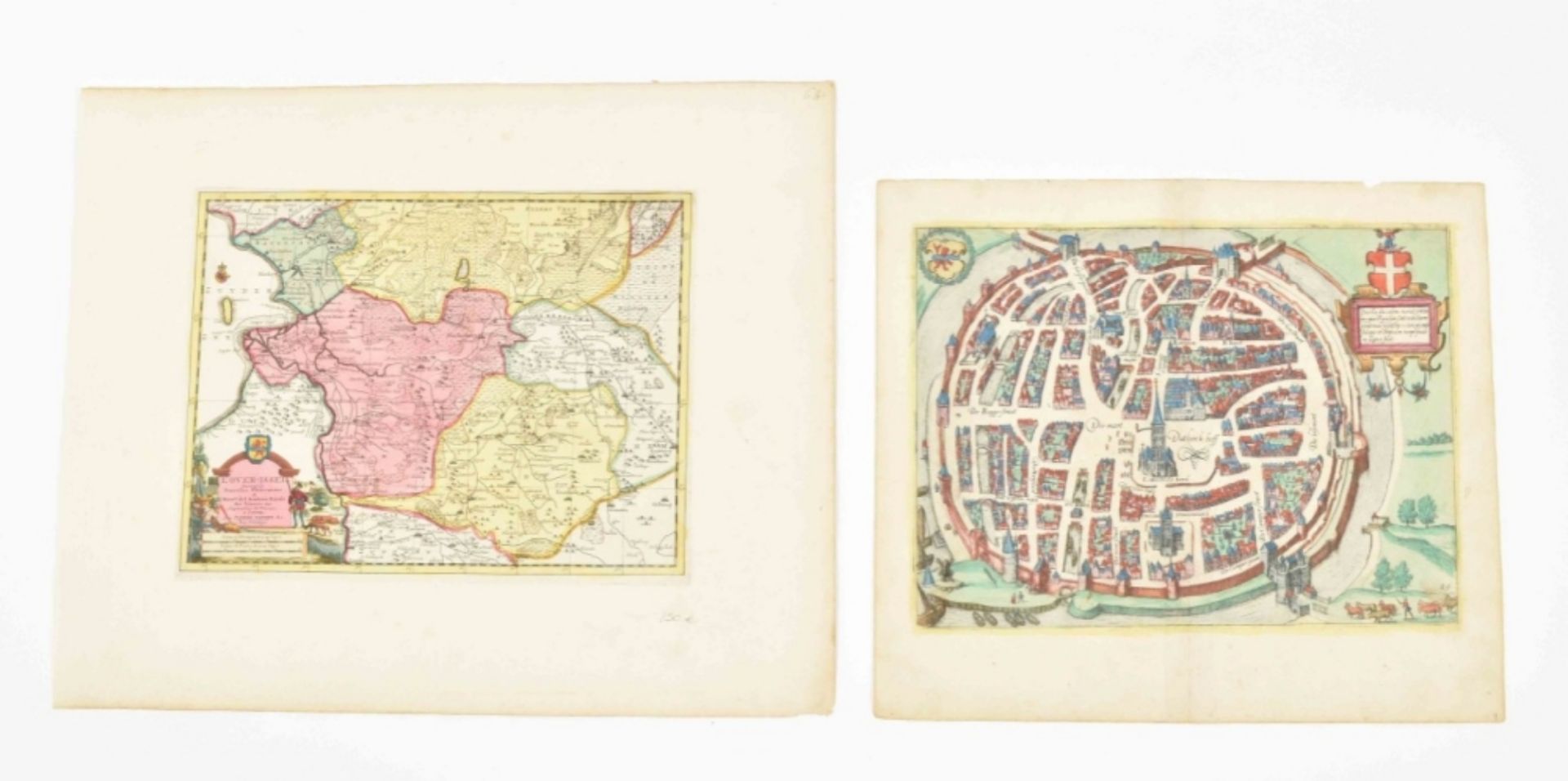 14 maps of Overijssel: N. ten Have. Transisalania Provincia - Image 6 of 8