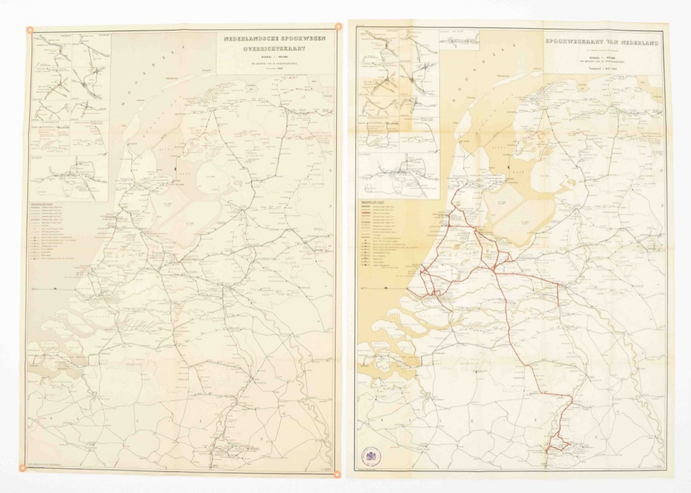 Collection of 20 railway maps - Image 10 of 10