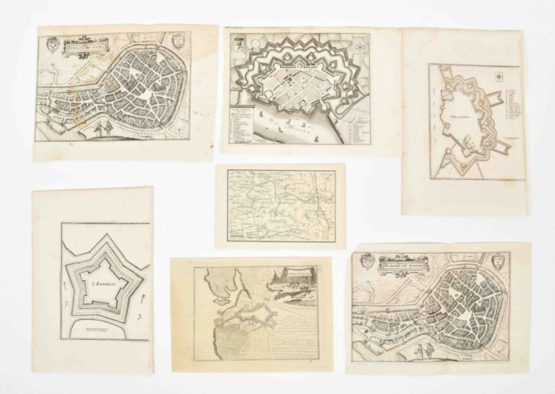 Collection of approx. 900 miscell. maps, views, historical prints, etc. - Image 3 of 10