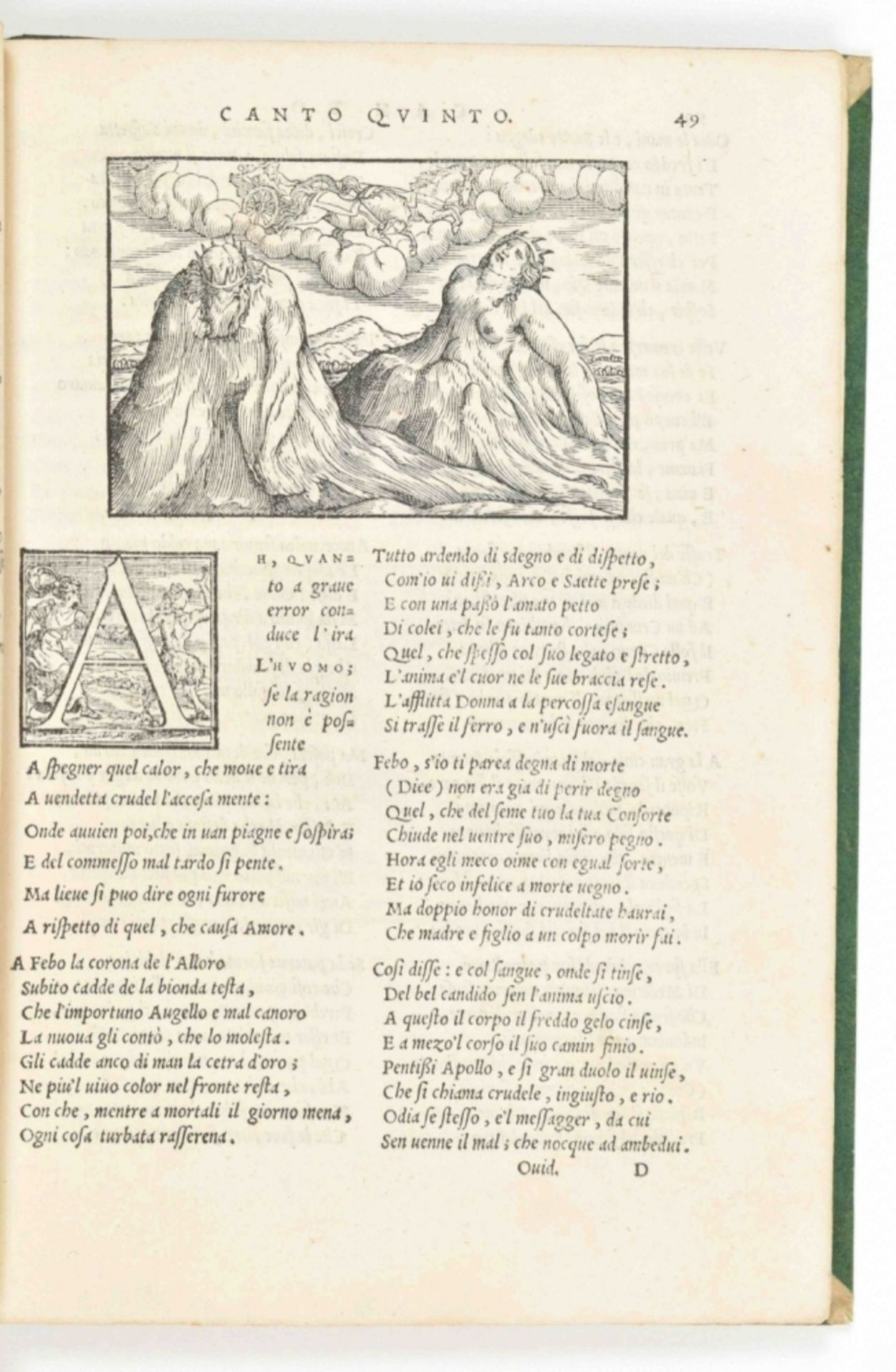 Ovid. Le Trasformationi di M. Lodovico Dolce - Image 4 of 10