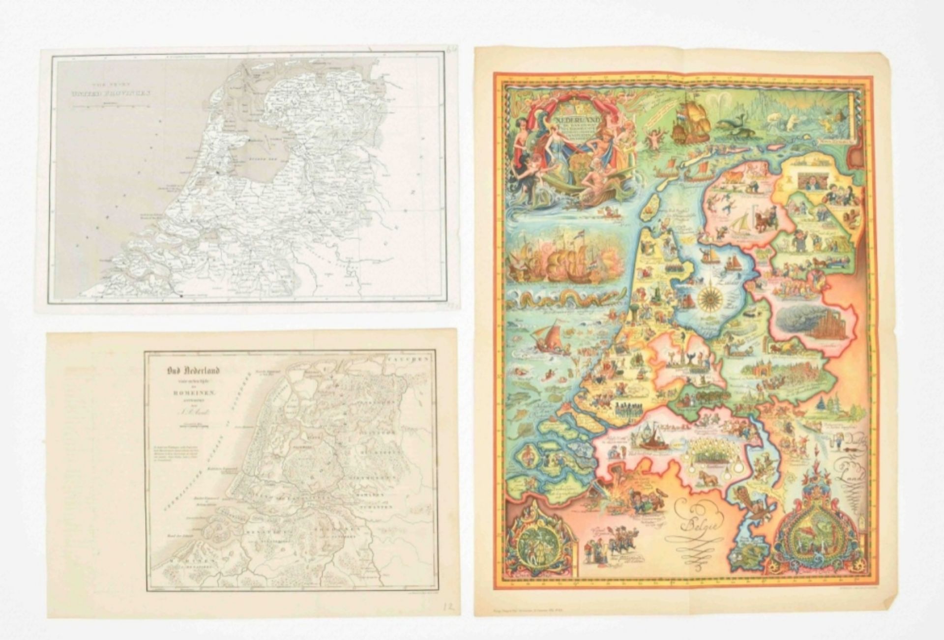 Collection of general and regional maps of the Netherlands