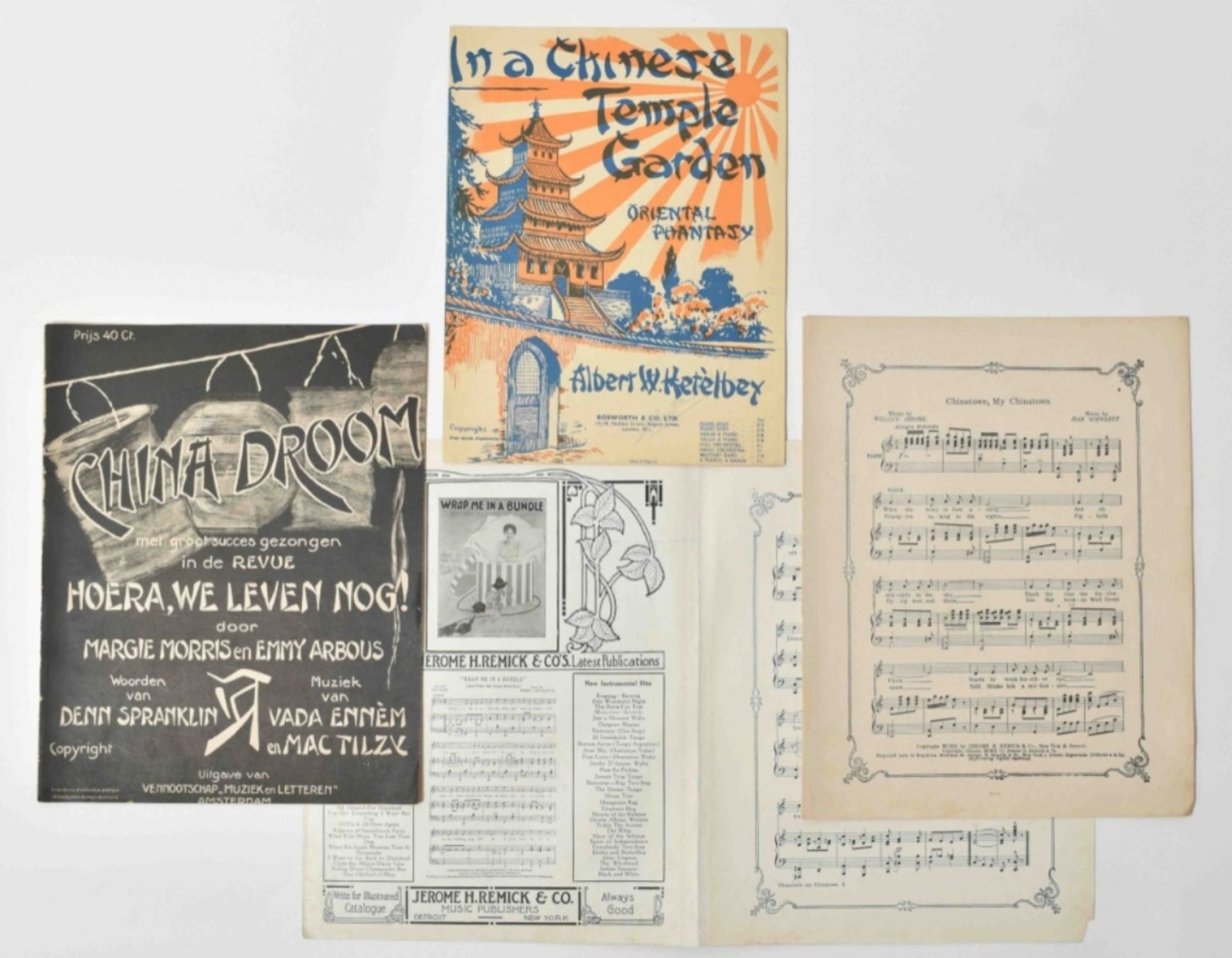 Collection of sheet music relating to China - Image 5 of 6