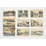 Collection of 81 topographical picture postcards