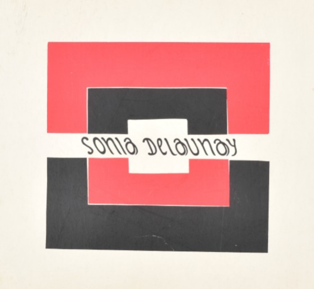Sonia Delaunay (1885-1979). Damast table cloth