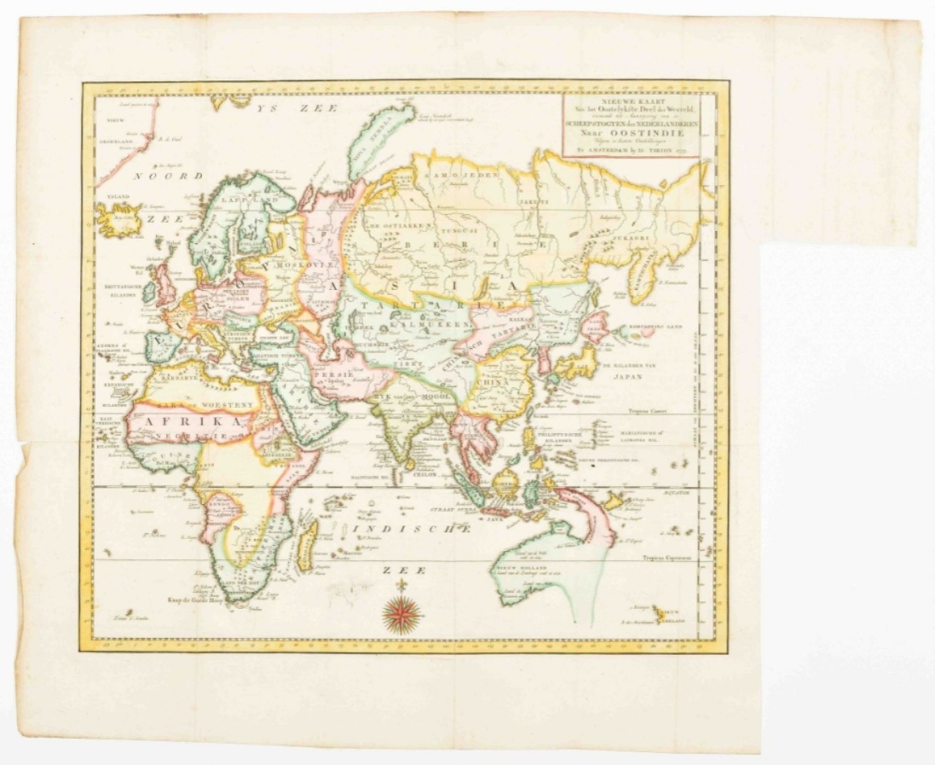 Three maps publ. by Isaak Tirion: Nieuwe Kaart - Image 3 of 6