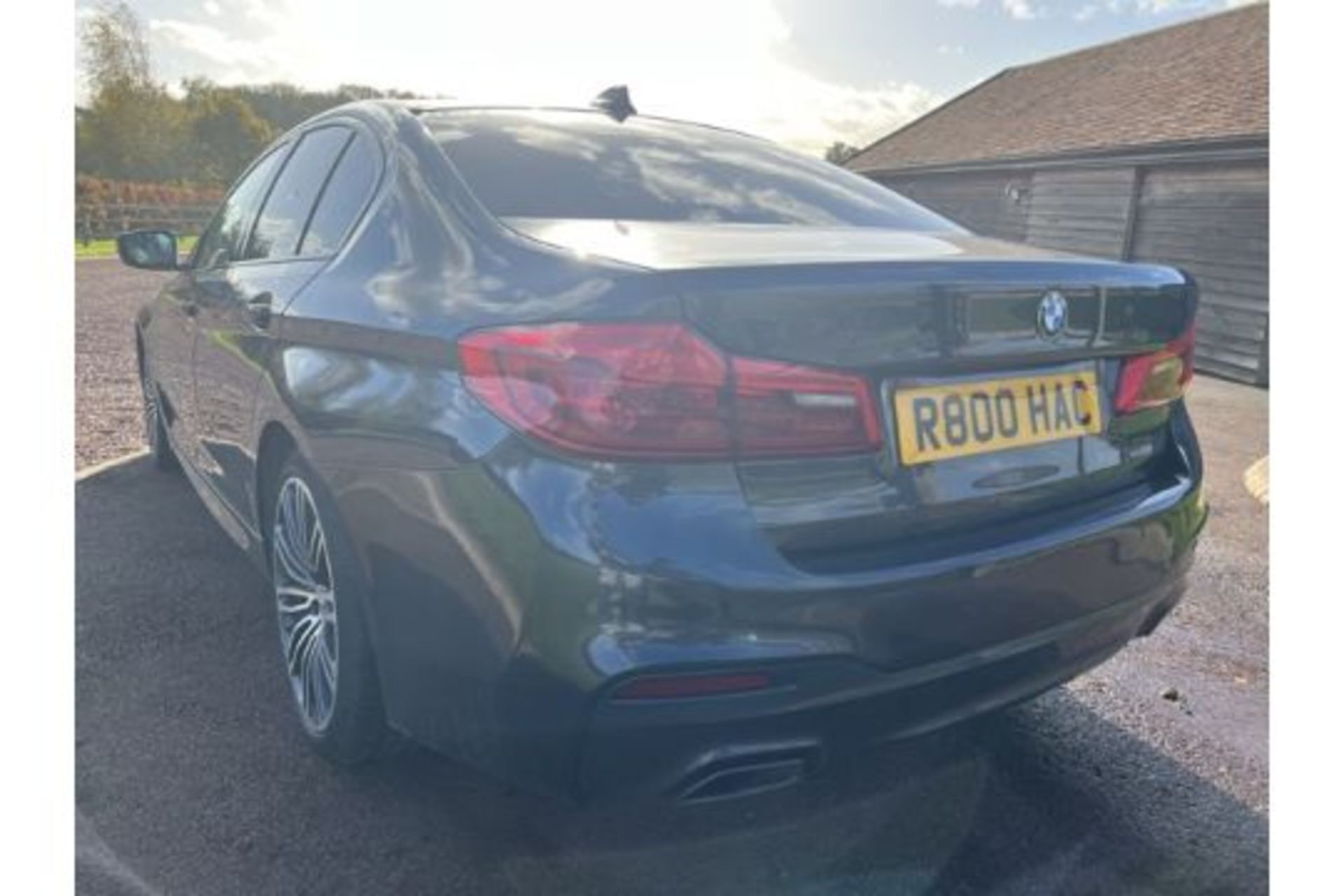 (RESERVE MET)BMW 5 Series 520D "M SPORT" Automatic 2019 19 Reg - Air Con - Full Leather - 63k Miles - Image 7 of 12