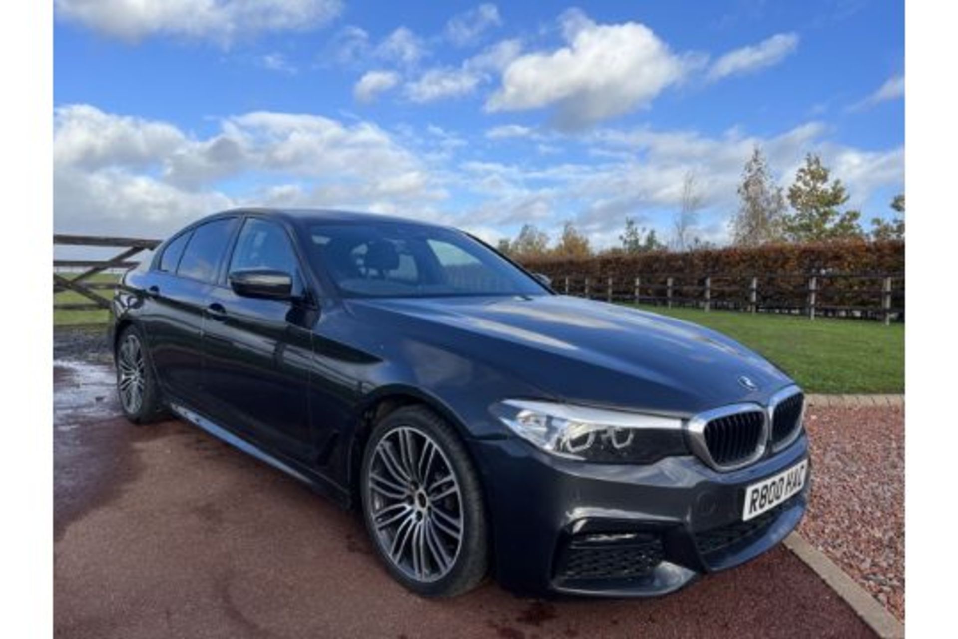 (RESERVE MET)BMW 5 Series 520D "M SPORT" Automatic 2019 19 Reg - Air Con - Full Leather - 63k Miles - Image 2 of 12