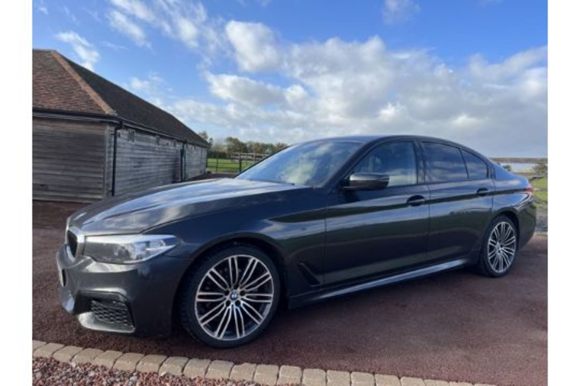 (RESERVE MET)BMW 5 Series 520D "M SPORT" Automatic 2019 19 Reg - Air Con - Full Leather - 63k Miles