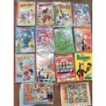 The Beano annuals, all but one year 1949-1961 together with the 1973 annual and the 5th August