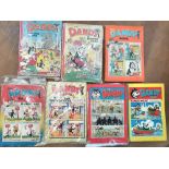Seven "The Dandy" annuals, 1951,2,3,4,5,6,7 and 1958 (8)