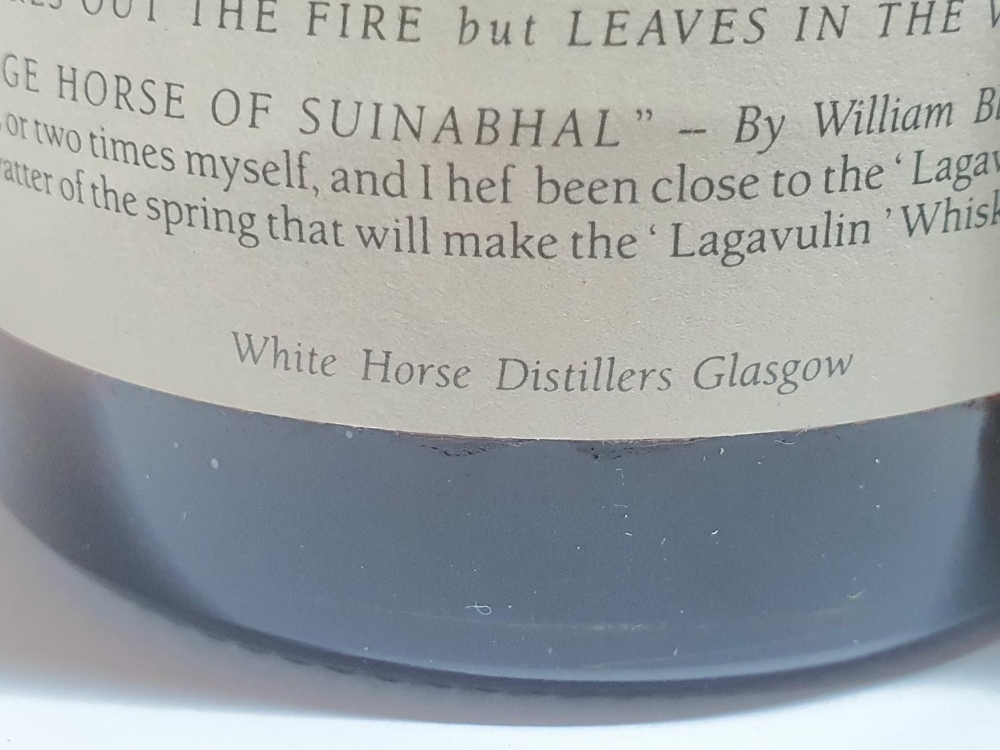 Boxed, Lagavulin 16 year old single malt whiskey 1 litre bottle, 43% vol - rare WHITE HORSE - Image 4 of 5