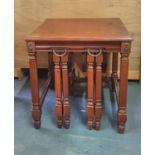 Unusual nest of pull-out drop-leaf tables (3)