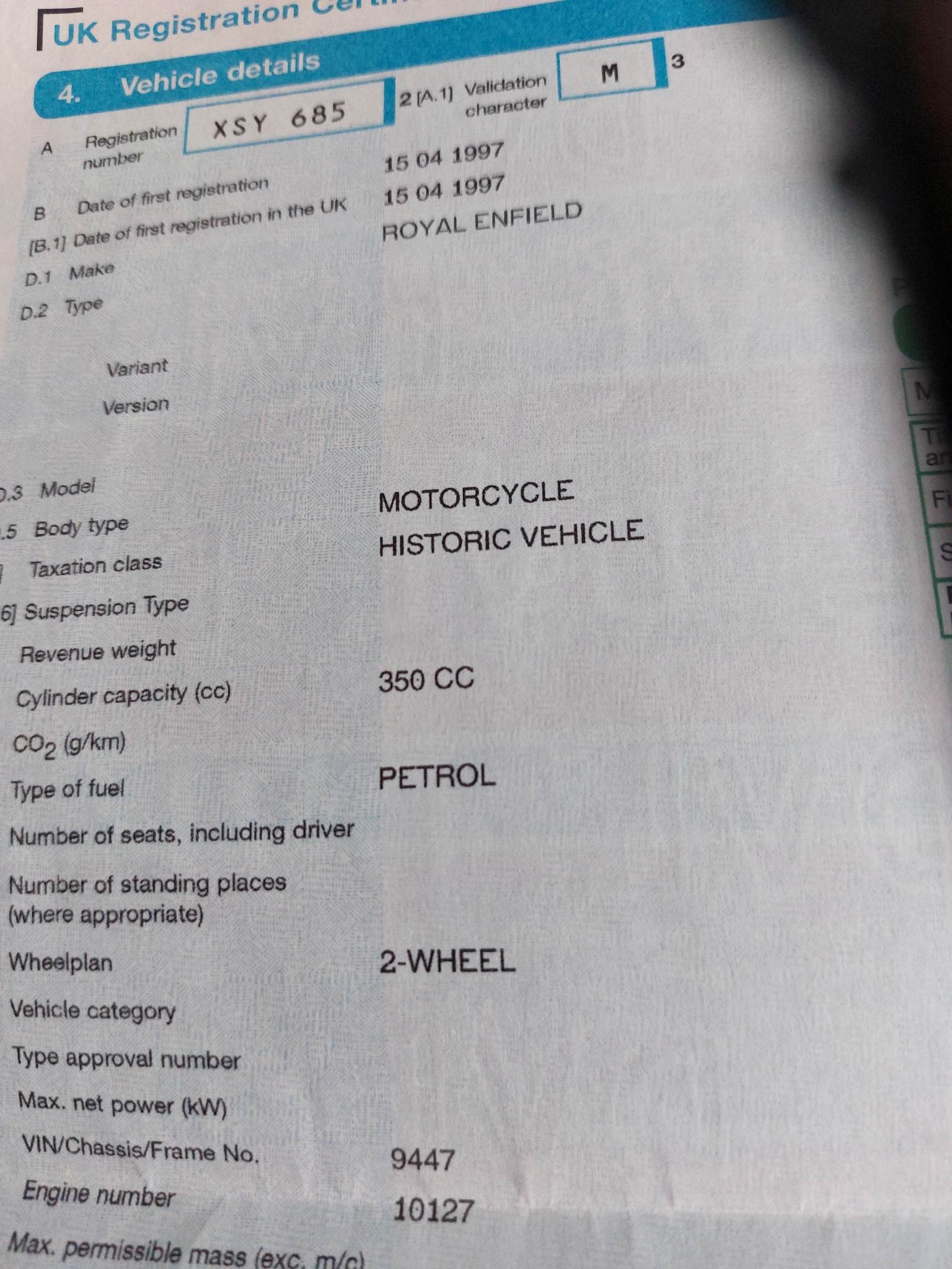 Royal Enfield, 1949, Model 'G' competition trials motorcycle, rigid frame, Historic vehicle, Tax and - Image 22 of 22