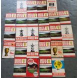 26 Manchester United home programmes from the 1968-1969 season (26)