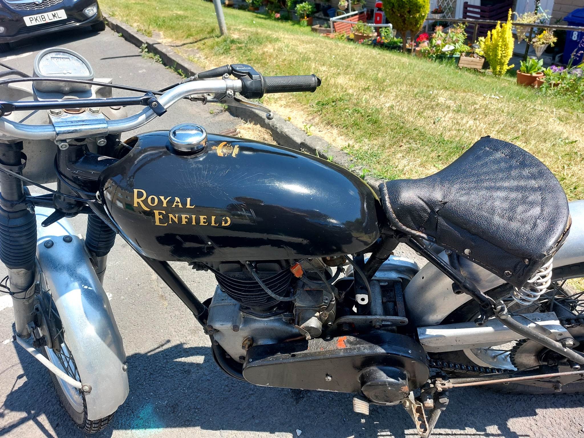 Royal Enfield, 1949, Model 'G' competition trials motorcycle, rigid frame, Historic vehicle, Tax and - Image 10 of 22