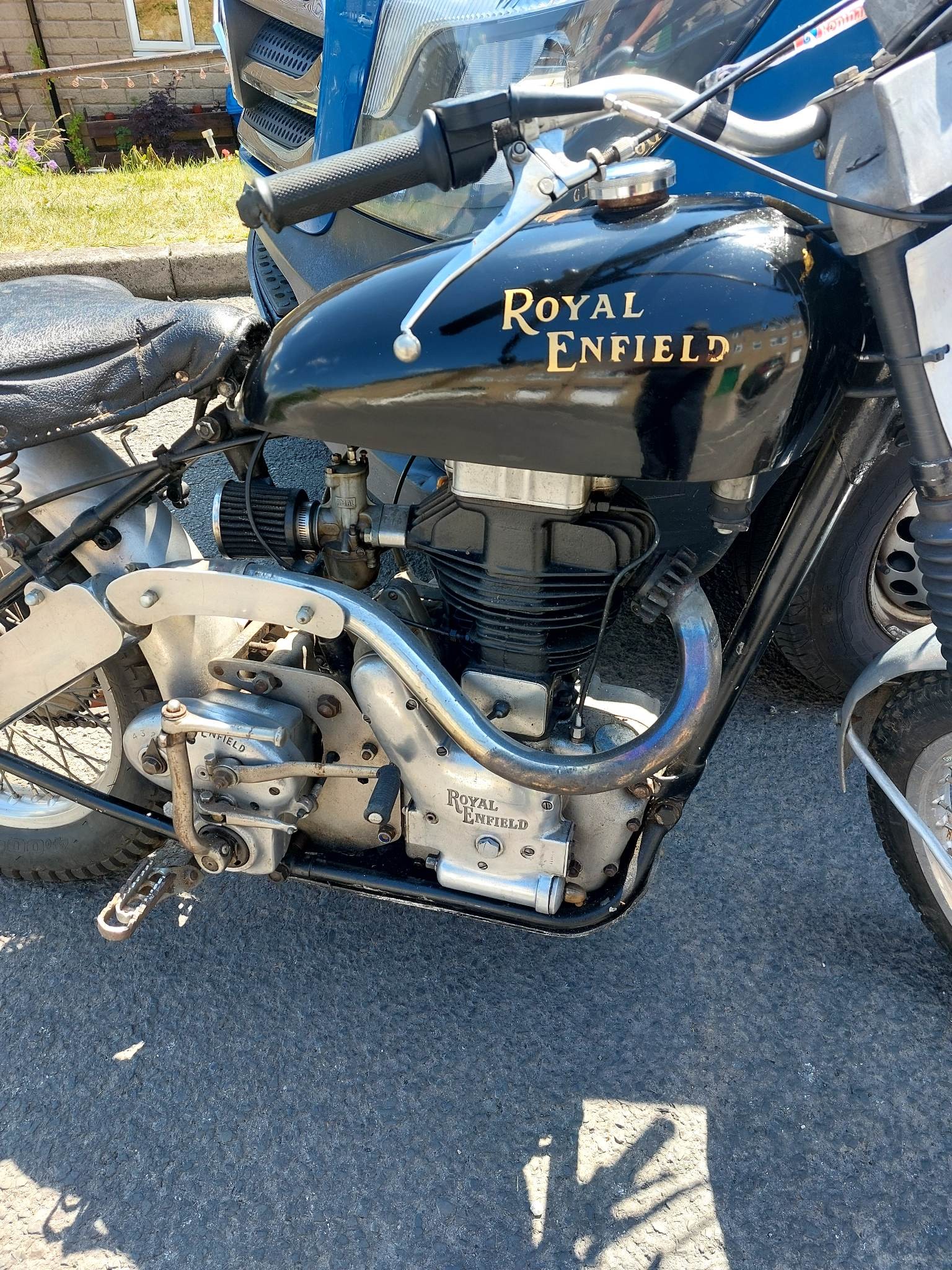 Royal Enfield, 1949, Model 'G' competition trials motorcycle, rigid frame, Historic vehicle, Tax and - Image 9 of 22