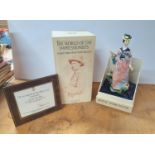 Boxed Royal Worcester figurine "Camille", limited edition of only 500 with original box and COA