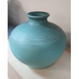 Langley pottery, vintage bulbous vase, marked to base 23cm tall