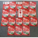 18 Manchester United home programmes from the 1971-1972 season (18)