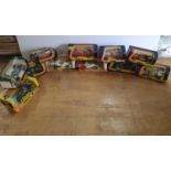 Eleven vintage Corgi die-cast formula one cars, all boxed (11)