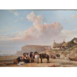 Attributed to Richard Parkes BONINGTON (1802-1828) 1826 oil on canvas " Landing the catch,