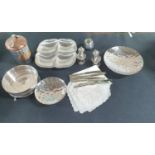 Collection of good quality silver plate and other metalware