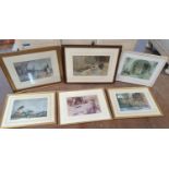 Six framed Russell Flint prints (6)