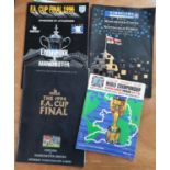 Jules Rimet World Cup Championship Programme and 3 other Man United Cup Final programmes (4)