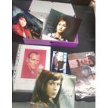 Small collection of Dr Who actor photos with signatures