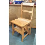 Metamorphic Oak chair/steps