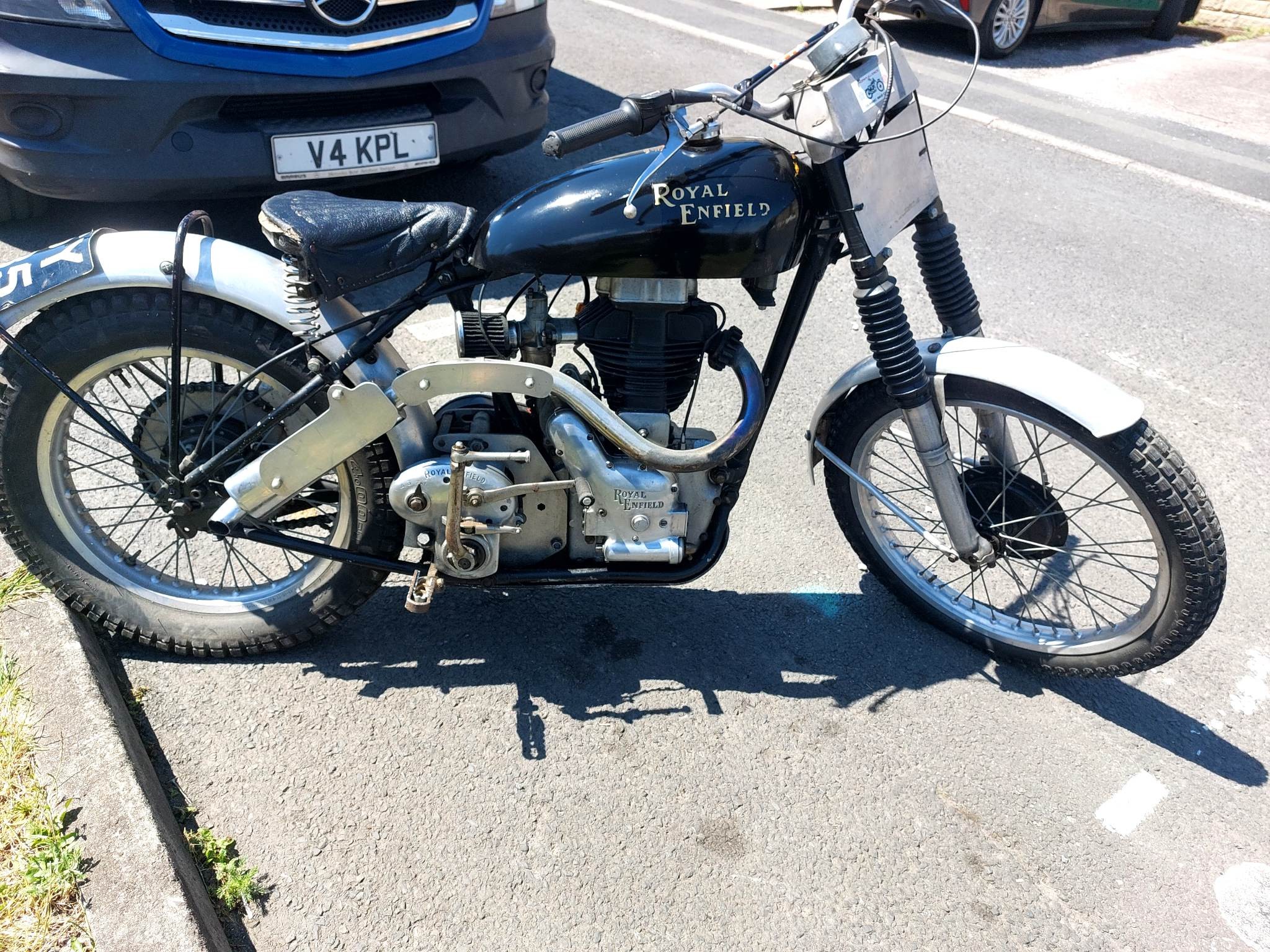 Royal Enfield, 1949, Model 'G' competition trials motorcycle, rigid frame, Historic vehicle, Tax and - Image 7 of 22